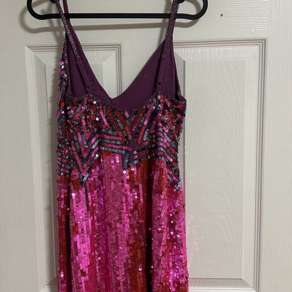 NastyGal Sequin Mini Dress | Worn Once! - Picture 2 of 3
